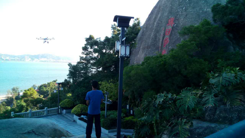 Dagong Technology industrial tethered UAV in continuous operation