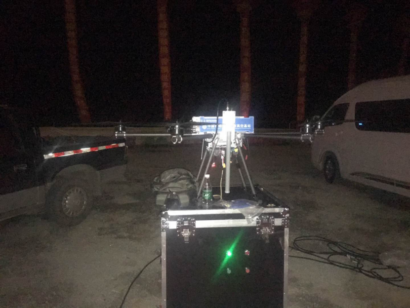 Dagong Technology industrial tethered UAV in continuous operation