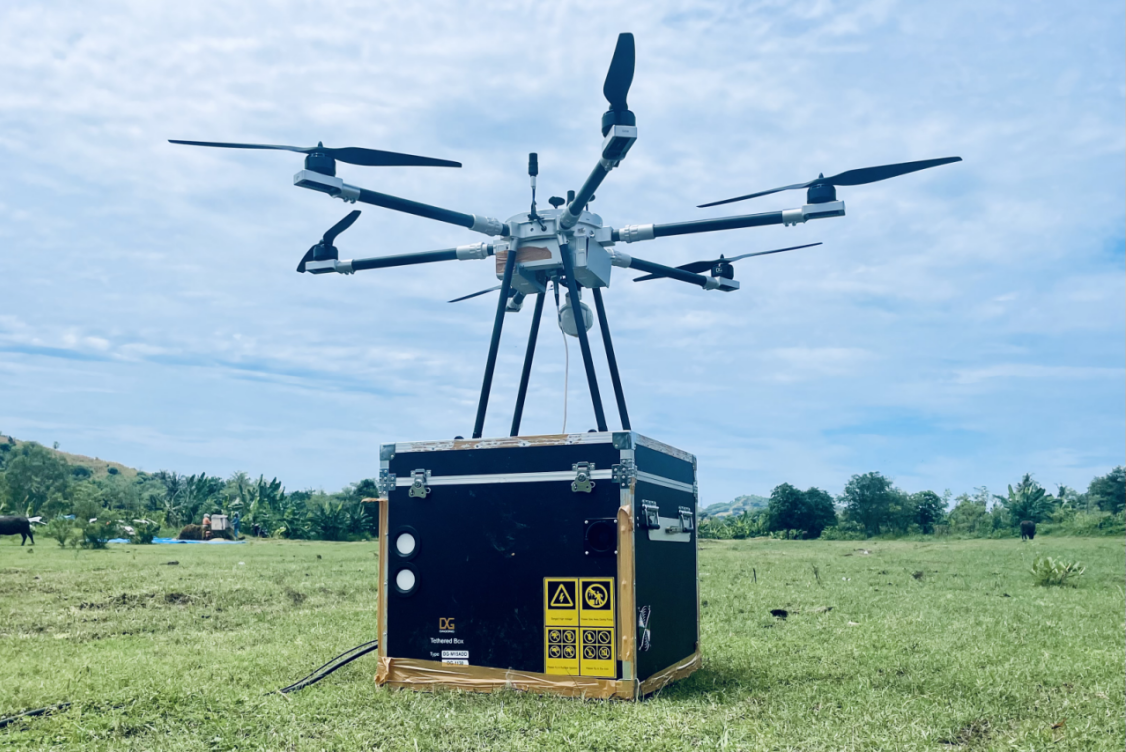 Dagong Technology tethered UAV system in continuous operation