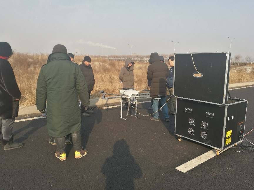 大工科技系留无人机在应急通信场景的持续作业实况