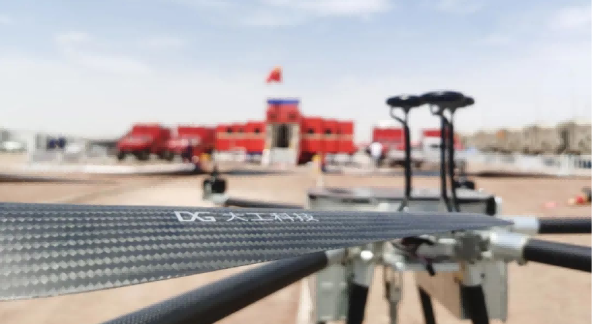 Dagong Technology tethered UAV system in continuous operation Dagong Technology tethered UAV system in continuous operation
