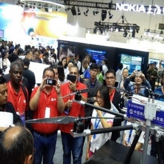 大工科技系留无人机高空基站在中国国际信息通信展览会大放异彩