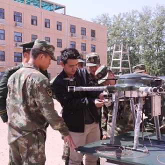 大工科技系留无人机在北京武警总部“大显身手”