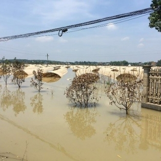 湖南洪水肆虐，大工科技系留无人机活跃在抗洪救灾第一线