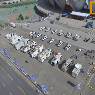 中国电信西北区2018年应急通信演练——大工科技系留无人机青海演示