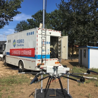 大工科技系留无人机应急通信高空基站助力山东寿光抗洪救灾