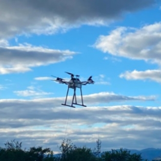 新华社专访北京大工系留无人机