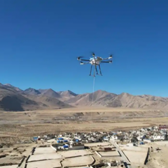 大工系留无人机保障西藏日喀则地震救援应急通信